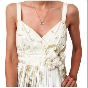 Anthropologie Deletta Tea and Sweets Floral Dress